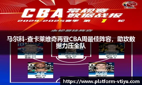 马尔科-查卡莱维奇再登CBA周最佳阵容,助攻数据力压全队